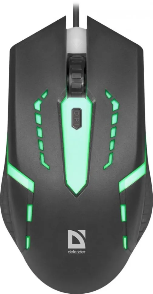Мышка USB OPTICAL HIT MB-601 BLACK 52601 DEFENDER