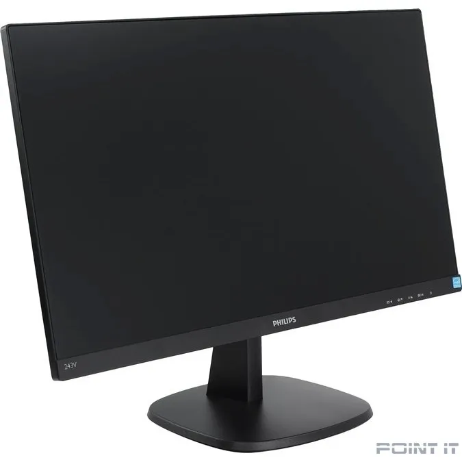Монитор LCD PHILIPS 23.8" 243V7QSB (00/01) черный {IPS, 1920x1080, 8 ms, 178°/178°, 250 cd/m, 10M:1, D-Sub DVI}