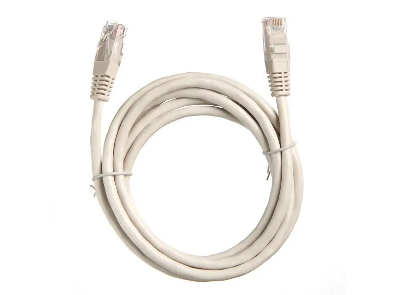 Патч-корд Technolink UTP4 rj45-rj45, cat.6, 2.0м, BC, LSZH, серый, литой коннектор