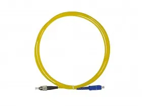 Патч-корд оптический переходной SC-FC/UPC SM Simplex 3.0мм 9/125, 2м Netko, LSZH