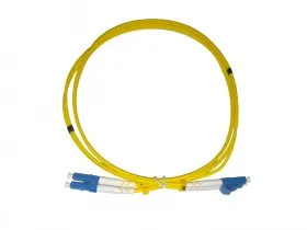Патч-корд оптический соединительный LC-LC/UPC SM Duplex 3.0мм 9/125, 1м Netko, LSZH