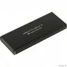 ORIENT 3502U3 Внешний контейнер, USB 3.0 для SSD M.2 (NGFF) SATA 6Gb/s (ASM1153E), поддержка TRIM, алюминий, черный цвет (30342)
