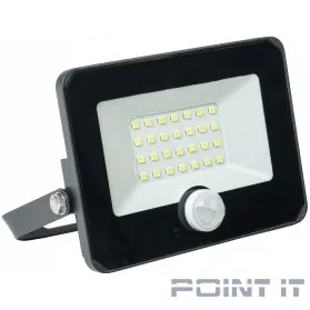 Iek LPDO602-20-65-K02 Прожектор СДО 06-20Д светодиодный черный с датчиком движения IP54 6500K