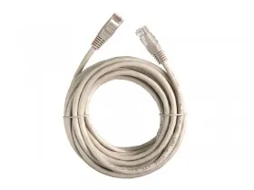 Патч-корд Technolink UTP4 rj45-rj45, cat.6, 5.0м, BC, LSZH, серый, литой коннектор