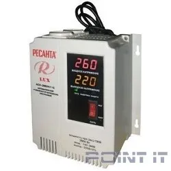 Ресанта АСН-2 000 Н/1-Ц 63/6/15 Стабилизатор Lux {220В±8%, Габариты 260х155х310, Вес 8кг}