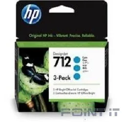 Картридж CYAN NO.712 3PACK 3ED77A HP