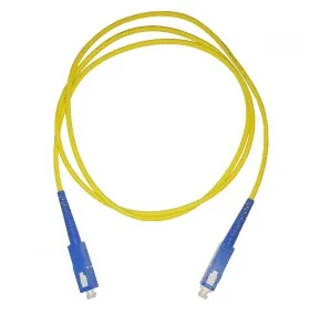 Патч-корд оптический соединительный SC-SC/UPC SM Simplex 3.0мм 9/125, 1м Netko, LSZH