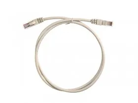 Патч-корд Netko СКС UTP4 cat.5e, 1.0м, литой коннектор, серый, LSZH