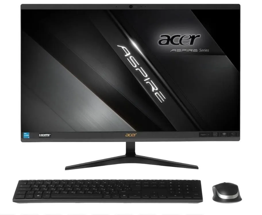 Моноблок ACER All-in-One Acer Aspire C24-1700 CPU Core i3 i3-1215U Частота процессора 4400 МГц 23.8" 1920x1080 8Гб DDR4 3200 МГц 512Гб UHD Graphics встроенная Windows 11 Home черный Аксессуары в комплекте блок питания, документация DQ.BJFMC.00D