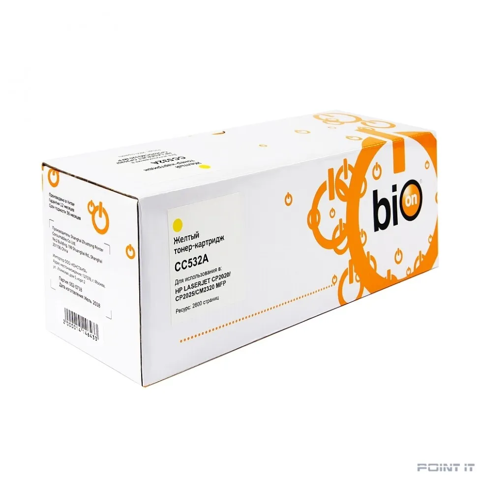 Bion CC532A Картридж для Laser Jet CP2025/CM2320mfp, желтый 2800 страниц [Бион]