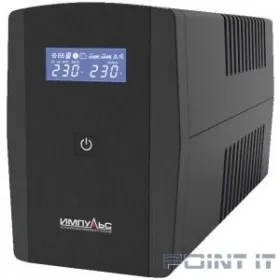 Импульс ИБП Юниор Смарт 600 {600 ВА/360 Вт, LED, SCHUKOx2, ~230В, АКБ 1х7Ач} {без USB} {JS60113]