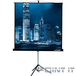 Lumien Master View LMV-100101 Экран на треноге 127x127 настенно-потолочный рулонный черный