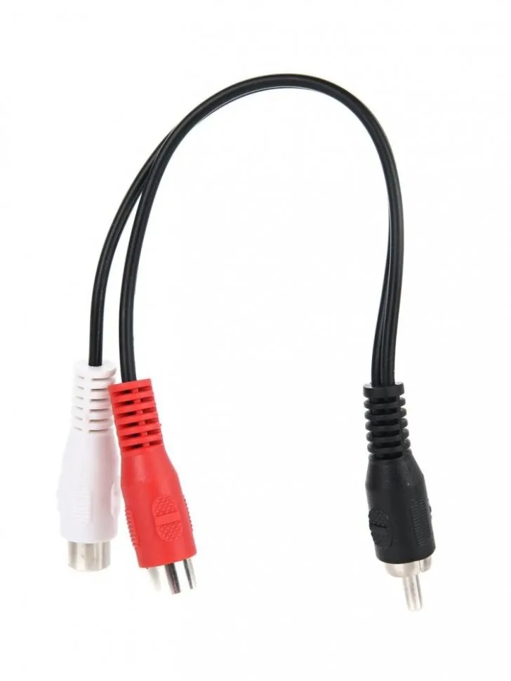 Кабель AUDIO 1RCA-2RCA M-F 0.2M TAV4954-0.2M TELECOM