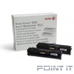 XEROX 106R03048 Тонер-картридж черный Phaser 3020/WC3025, 3 К, (двойная упаковка)