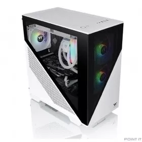 Корпус Thermaltake Divider 170 TG ARGB Snow/White CA-1S4-00S6WN-00 /Win/SPCC/Tempered Glass*1/120mm ARGB PWM Fan*2 