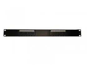 Патч-панель UTP, 19&quot;, 12 портов RJ45, cat.6, 1U, 110 Type, черная &quot;L&quot;