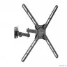Kromax CORBEL-7 черный 22"-65" макс.30кг настенный поворот и наклон