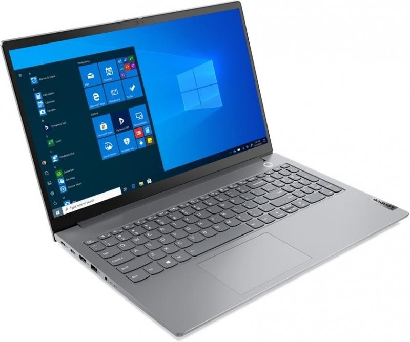 Ноутбук LENOVO ThinkBook 15.6" 1920x1080/Intel Core i5-1240P/RAM 16Гб/SSD 512Гб/Iris Xe Graphics/ENG|RUS/Windows 11 Home Mineral Grey 1.7 кг 21DJA05UCD