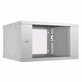  					Cabeus WSC-05D-6U55/45 Шкаф телекоммуникационный настенный 19 6U, серия LIGHT разборный, дверь стекло, цвет серый				 