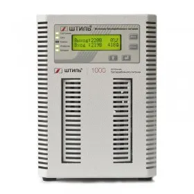 ST1101SL Источник бесперебойного питания Штиль 1 кВА, напольный, однофазный, встроенные АБ 3х9 Ач, 0,9Квт, напряжение 220В, Типоразмер 220х155х393мм,