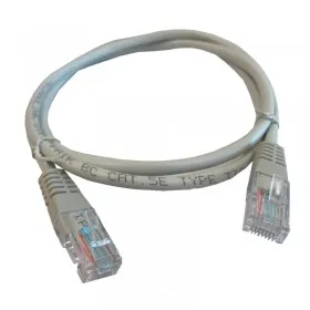 Патч-корд Technolink UTP4 cat 5e, 1,0м, ВС, LSZH, серый, литой коннектор (упак 10)