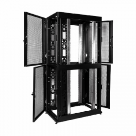  								Шкаф серверный ПРОФ напольный колокейшн 46U(600x1200) 2 секции, дверь перфор. 2 шт., черный, в сборе							