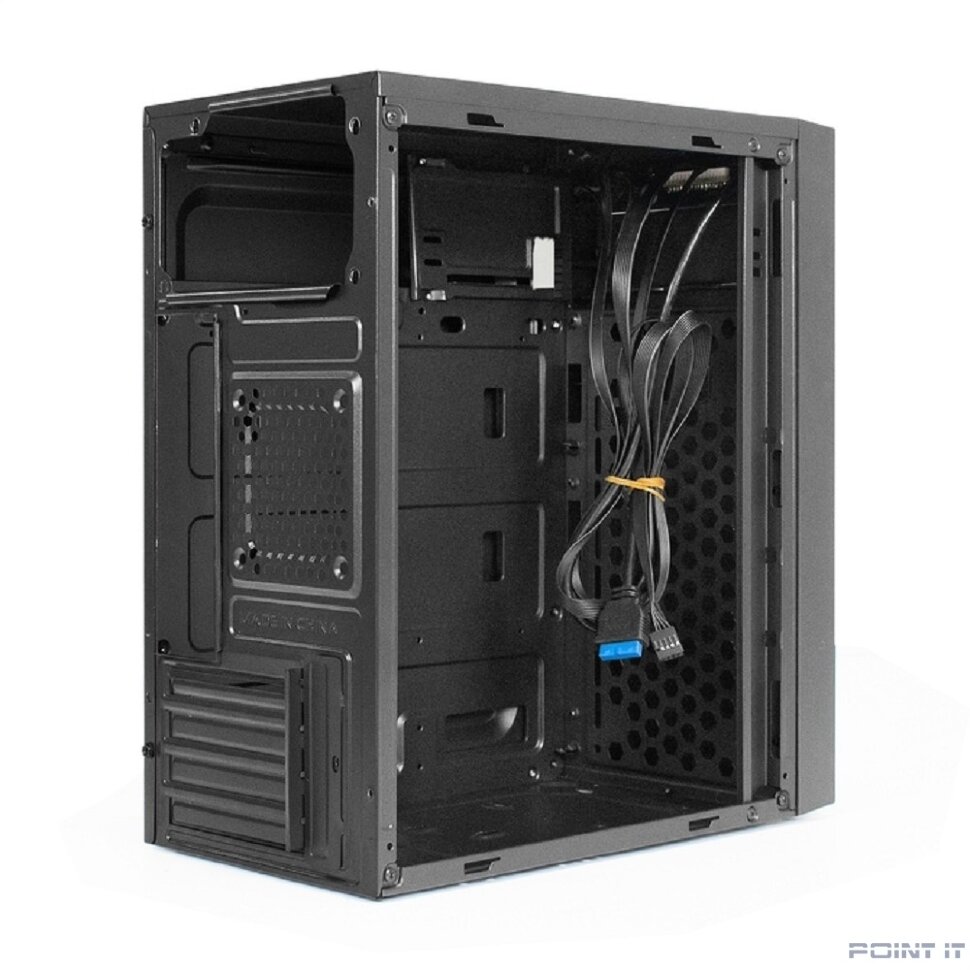 Exegate EX299204RUS Корпус Minitower ExeGate BAA-113U-UNS450 (mATX, БП UNS450 с вент. 12см, 2*USB+1*USB3.0, аудио, черный)