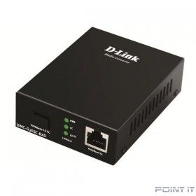 D-Link DMC-G20SC-BXD/A1A WDM медиаконвертер с 1 портом 100/1000Base-T и 1 портом 1000Base-LX с разъемом SC (Tx: 1550 мкм; Rx: 1310 мкм) для одномодового оптического кабеля (до 20 км)