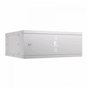  					Cabeus WSC-05D-4U55/45m Шкаф телекоммуникационный настенный 19 4U, серия LIGHT разборный, дверь металл, цвет серый				 