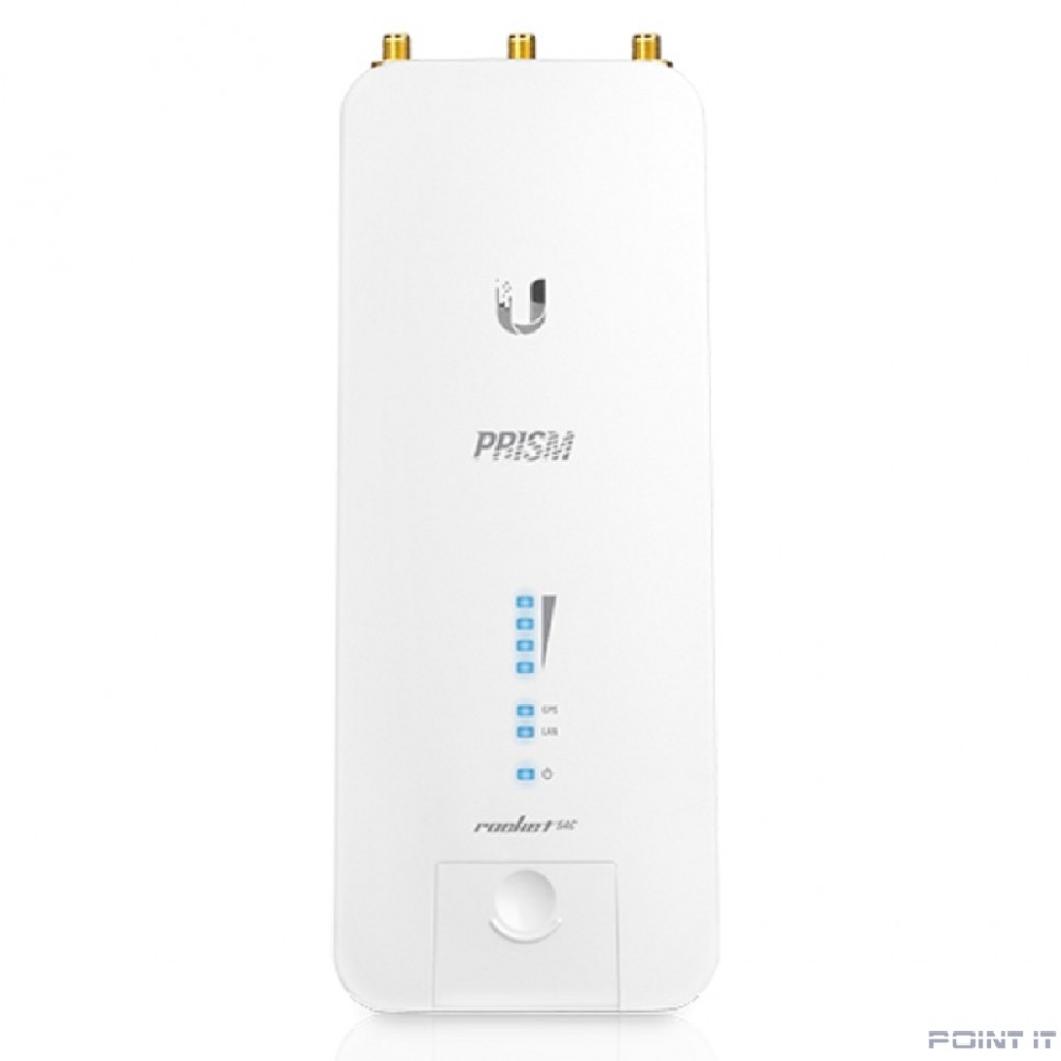 UBIQUITI R2AC-PRISM Точка доступа Wi-Fi Ubiquiti Rocket 2AC Prism 2.4 ГГц, PtP/PtMP, airMAX ac, 2x RP-SMA