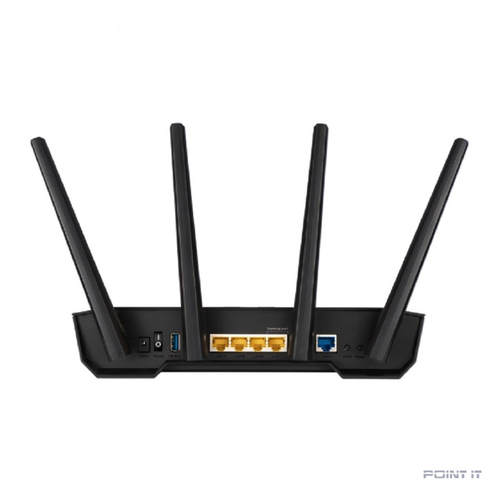 Роутер беспроводной ASUS GT-AX6000 5 LAN, 2500 Мбит/с, 1000 Мбит/с, 4 (802.11n), 5 (802.11ac), 6 (802.11ax), 1 x USB 3.2, 3G, 4G/LTE, IPv6
