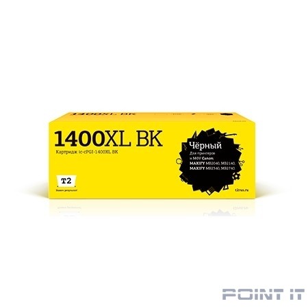 T2 PGI-1400XL BK Картридж струйный для Canon MAXIFY MB2040/MB2140/MB2340/MB2740, черный