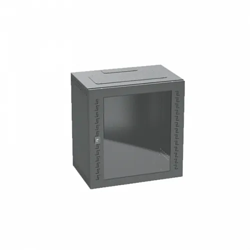 Шкаф телекоммуникационный навесной,9U (500х600х650) дверь стекло, RAL9005