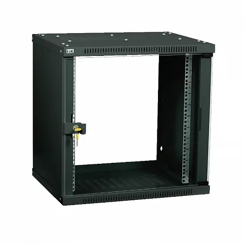 ITK Шкаф LINEA WE 6U 600x600мм дверь стекло черный