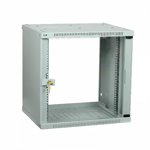 ITK Шкаф LINEA WE 6U 600x600мм дверь стекло серый