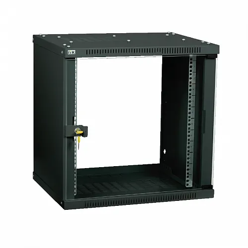 ITK Шкаф LINEA WE 15U 600x600мм дверь стекло черный