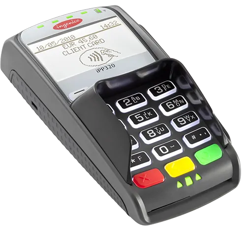 Комплект ОТЛИЧНЫЙ БЕЗНАЛИЧНЫЙ с пин падом Ingenico IPP320 CTLS, ETH, банк ВТБ24