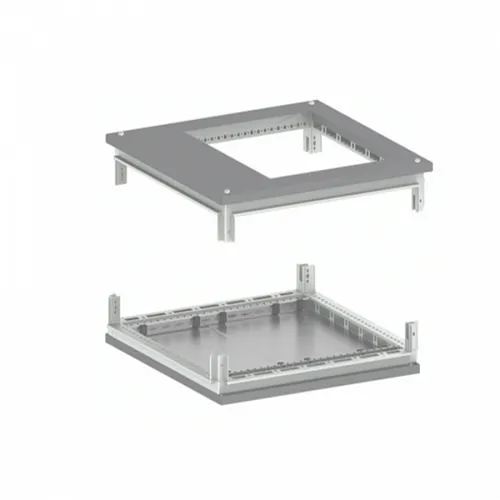 Крыша с фланцем и основание для IT корпусов CQE 600 x 600 RAL7011