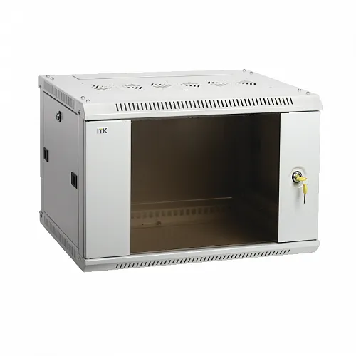 ITK Шкаф LINEA W 15U 600x600 мм дверь стекло, RAL9005