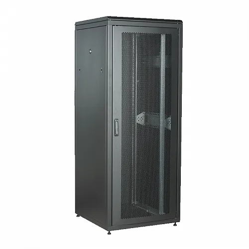 ITK Шкаф сетевой 19 LINEA N 28U 600х600 мм перфорированная передняя дверь черный