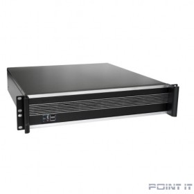 Exegate EX284958RUS Серверный корпус ExeGate Pro 2U450-09 &lt;RM 19&quot;, высота 2U, глубина 450, без БП, 2*USB&gt;