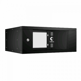  					Cabeus WSC-05D-4U55/45-BK Шкаф телекоммуникационный настенный 19 4U, серия LIGHT разборный, дверь стекло, цвет черный				 