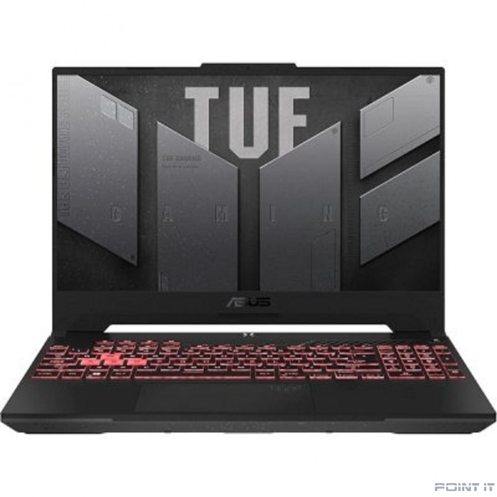 Ноутбук ASUS TUF Gaming A17 FA707NV-HX064 [90NR0E35-M003R0] Mecha Gray 17.3" {FHD Ryzen 5 7535HS/16384Mb/1024PCISSDGb/RTX4060(8192Mb)/DOS}