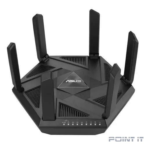 Маршрутизатор ASUS RT-AXE7800 5 LAN, 2500 Мбит/с, 1000 Мбит/с, 4 (802.11n), 5 (802.11ac), 6 (802.11ax), 1 x USB 3.2, 3G, 4G/LTE