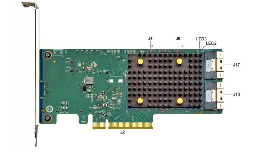 Рейд контроллер SAS PCIE 12GB/S 9500-16I 05-50077-02 BROADCOM