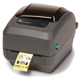 Принтер штрихкода (этикеток) Zebra GK420t (203 dpi, RS232, USB)