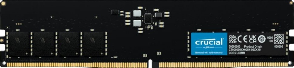 Модуль памяти DIMM 32GB DDR5-4800 CT32G48C40U5 CRUCIAL