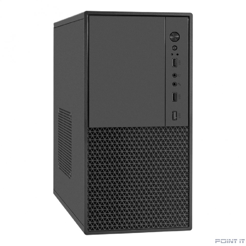 Exegate EX299069RUS Корпус Minitower ExeGate BAA-308M (mATX, без БП, 2*USB, HD Audio, черный)