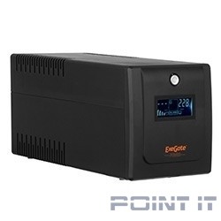 Exegate EP285529RUS ИБП ExeGate SpecialPro Smart LLB-2200.LCD.AVR.C13.RJ.USB &lt;2200VA/1300W, LCD, AVR, 6*IEC-C13, RJ45/11, USB, Black&gt;