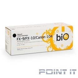 Bion FX-9/FX-10 Картридж для Canon i-SENSYS FAX-L95, 100, 120, 140, 160, MF-4018, 4120, 4140, 4150, 4270, 4320d (2'000 стр.) Черный